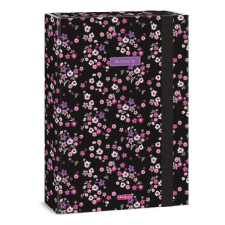 Füzetbox ARS UNA A/4 Pearl Blossom Black füzetbox