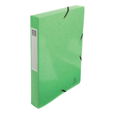 Füzetbox karton Exacompta Iderama A/4 40 mm gerinccel gumis ánizszöld füzetbox