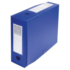  Füzetbox PP Exacompta Opaque A/4 100 mm gerinccel patentos kék füzetbox