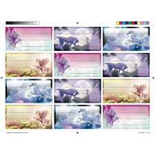  Füzetcíme Z mintás 12db/ív füzetcímke