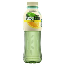 FUZETEA Üdítőital, szénsavmentes, 0,5 l, FUZETEA ZERO, zöld tea citrom üdítő, ásványviz, gyümölcslé
