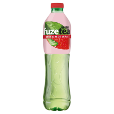 FUZETEA Zöld tea Eper-Aloe Vera szénsavmentes üdítőital 1,5L üdítő, ásványviz, gyümölcslé