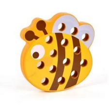  Fűzős türelemjáték - Sárga méhecske kreatív és készségfejlesztő