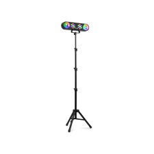 Fuzzix Allstar2 LED Party lámpa, 14 RGB LED, 2db discogömb party kellék