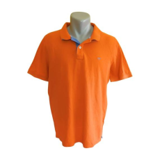  Fynch-Hatton narancs színű galléros férfi póló (méret: L)