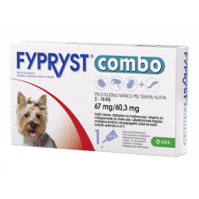  Fypryst Combo kutya 2-10 kg – 3 db élősködő elleni készítmény kutyáknak