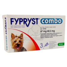 Fypryst Fypryst Combo rácsepegtető oldat kistestű kutyák számára 1 x 0,67 ml élősködő elleni készítmény kutyáknak