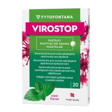 Fytofontana Virostop Mentolos Szopogatós Tabletták, 20 db gyógyhatású készítmény