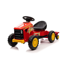 G206 pedálos traktor utánfutóval piros11905 lábbal hajtható járgány