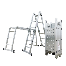  G21 GA-SZ-4x3-3,7M többfunkciós ALUMINIUM létra + dobogó létra és állvány