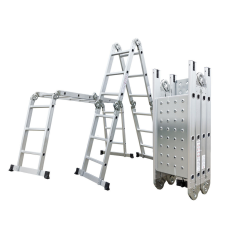  G21 GA-SZ-4x3-3,7M többfunkciós ALUMINIUM létra + dobogó létra és állvány