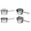 G21 Gourmet Magic edénykészlet extra fazékkal, 11 darabos, rozsdamentes acél