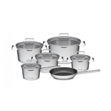 G21 Gourmet Magic edénykészlet extra fazékkal, 11 darabos, rozsdamentes acél edény