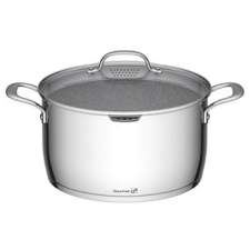G21 Gourmet Miracle 28 cm átmérőjű főzőedény, rozsdamentes acél/greblon edény