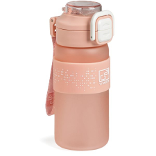 G21 Ivópalack, 600 ml, rózsaszín-deres kulacs, kulacstartó