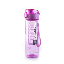  G21 smoothie/juice palack, 600 ml, lila kulacs, kulacstartó