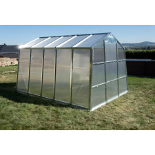 G21 Üvegház GZ 59 251 x 311 cm, galvanizált, alapzattal 63900621 kerti tárolás
