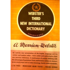 G. & C. Merriam Company Webster's Third New International Dictionary /Unabridged/ antikvárium - használt könyv