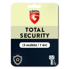 G Data Total Security (3 eszköz / 1 év) (Elektronikus licenc) karbantartó program