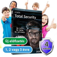 G Data Total Security 4 eszközre 35% kedvezménnyel tanárok, diákok, nyugdíjasok, EÜ dolgozók, rendőrök, tűzoltók részére karbantartó program