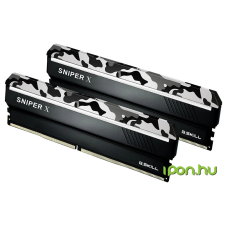 G.Skill 16GB Sniper X DDR4 3000MHz CL16 KIT F4-3000C16D-16GSXWB memória (ram)