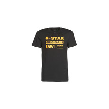 G-Star RAW Rövid ujjú pólók COMPACT JERSEY O Fekete EU M férfi póló
