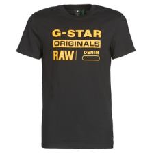 G-Star RAW Rövid ujjú pólók COMPACT JERSEY O Fekete EU S férfi póló