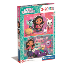 Gabi babaháza Cat-world 2x20 db-os puzzle Clementoni puzzle, kirakós