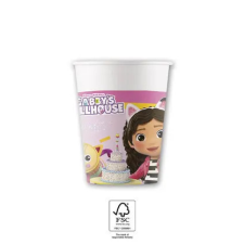 Gabi babaháza Friends papír pohár 8 db-os 200 ml FSC party kellék