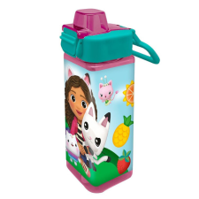 Gabi babaháza Smoothie Land square műanyag kulacs 500 ml kulacs, kulacstartó
