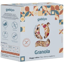 Gabiyo granola Meggy-málna 275 g alapvető élelmiszer