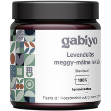 Gabiyo Levendulás meggy-málna lekvár 200g szőlőmusttal reform élelmiszer