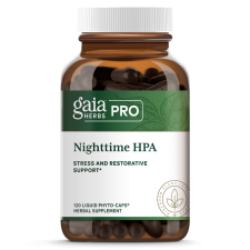 Gaia Herbs Professional Solutions Nighttime HPA, stressz elleni támogatás, 120 db, Gaia PRO gyógyhatású készítmény