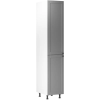 Gala-Meble Linea Grey D40SP-L alsó konyhaszekrény, bal, szürke / fehér