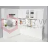 Gala-Meble Linea White 190 x 250 cm konyhablokk