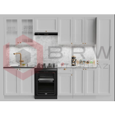 Gala-Meble Linea White 280 cm konyhablokk bútor