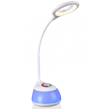GALACTIC LED éjjeli asztali lámpa fehér + RGB 5W beépített GOLDLUX akkumulátor világítás