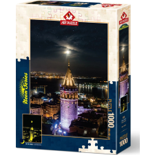 Galata torony világító puzzle 1000 darab puzzle, kirakós