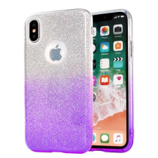 Galaxy Samsung Galaxy A50 Biling Ezüst-Lila szilikon tok tok és táska