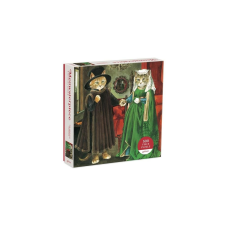 Galison 500 db-os puzzle - Meowsterpiece - The Arnolfini Marriage (67555) puzzle, kirakós