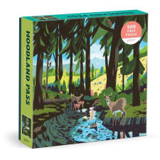 Galison erdei tájkép puzzle 500 darabbal puzzle, kirakós