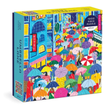 Galison esernyős sikátor puzzle 1000 darabos puzzle, kirakós