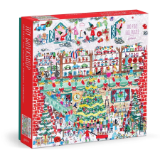 Galison fóliás puzzle karácsonyi játék műhely 500 darab puzzle, kirakós
