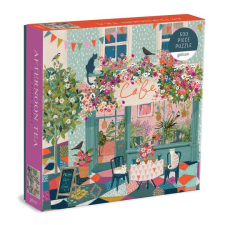 Galison Puzzle Délutáni tea egy kávézóban 500 db puzzle, kirakós