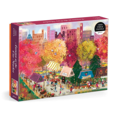 Galison Puzzle Ősz a városi piacon 1000 db puzzle, kirakós