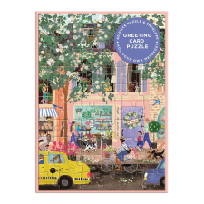 Galison puzzle Tavaszi üdvözlet utcai üdvözlőlap 60 db puzzle, kirakós