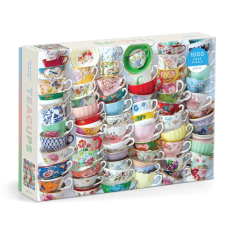 Galison puzzle teás csészék 1000 darabos puzzle, kirakós