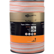 Gallagher villanypásztor szalag Turboline 40 mm 200 méter 007592 elektromos állatriasztó