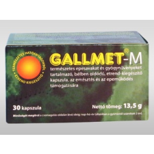 Gallmet Gallmet-M gyógynövény kapszula 30x/db gyógyhatású készítmény