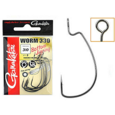 Gamakatsu WORM 330 BOTTOM JIGGING HOOKS #2/0-ás horog